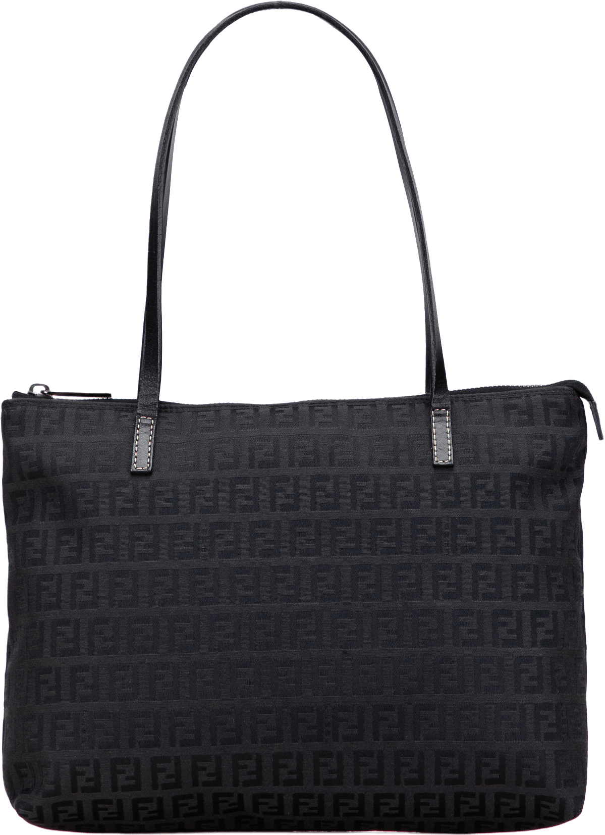 Fendi Zucchino Canvas Tote, från Luxclusif, i färgen black.