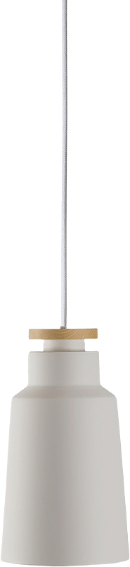 Pendel Street S, från Herstal, i färgen mattvit.