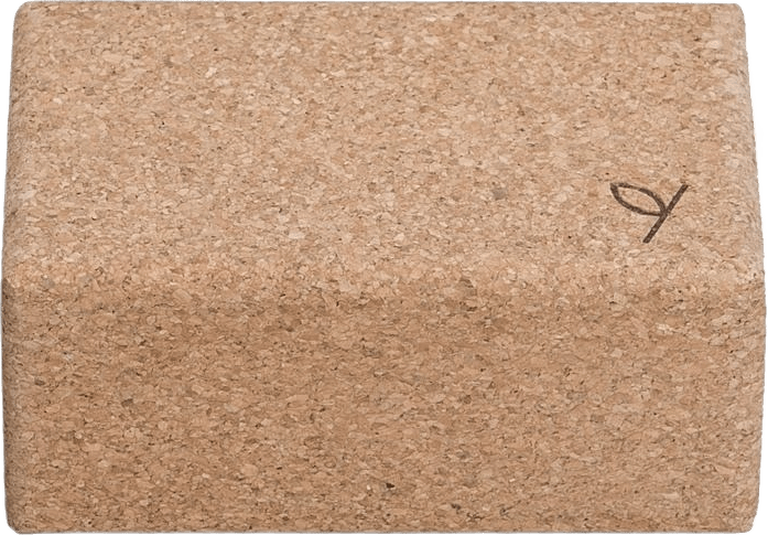 Yoga Block Cork, Large, från Yogiraj, i färgen natural.