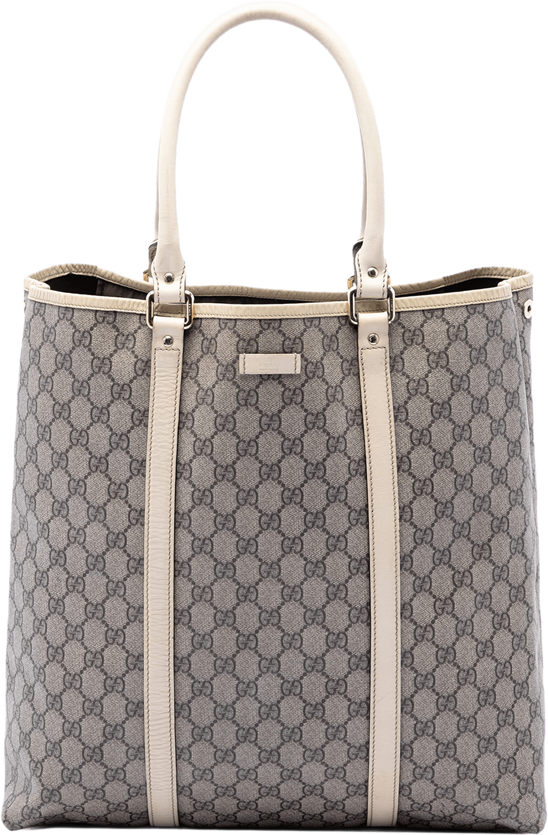 Gucci Gg Supreme Joy Vertical Tote, från Luxclusif, i färgen beige.