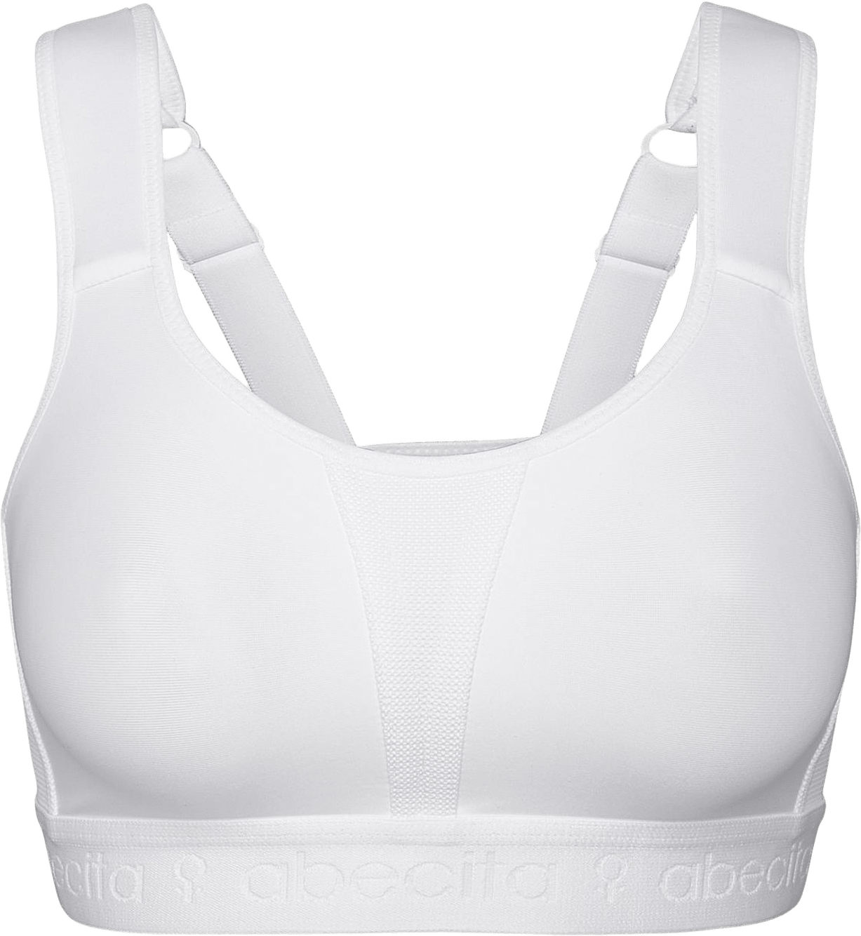 Kimberly Sport-bh, från Abecita, i färgen white.