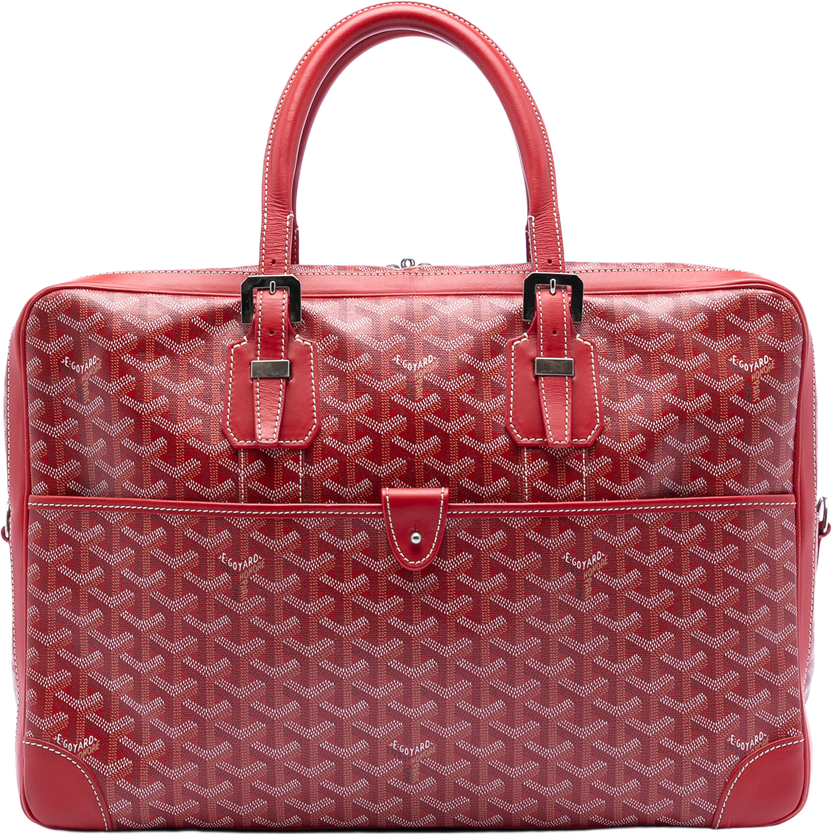Goyard Goyardine Ambassade Mm, från Luxclusif, i färgen red.