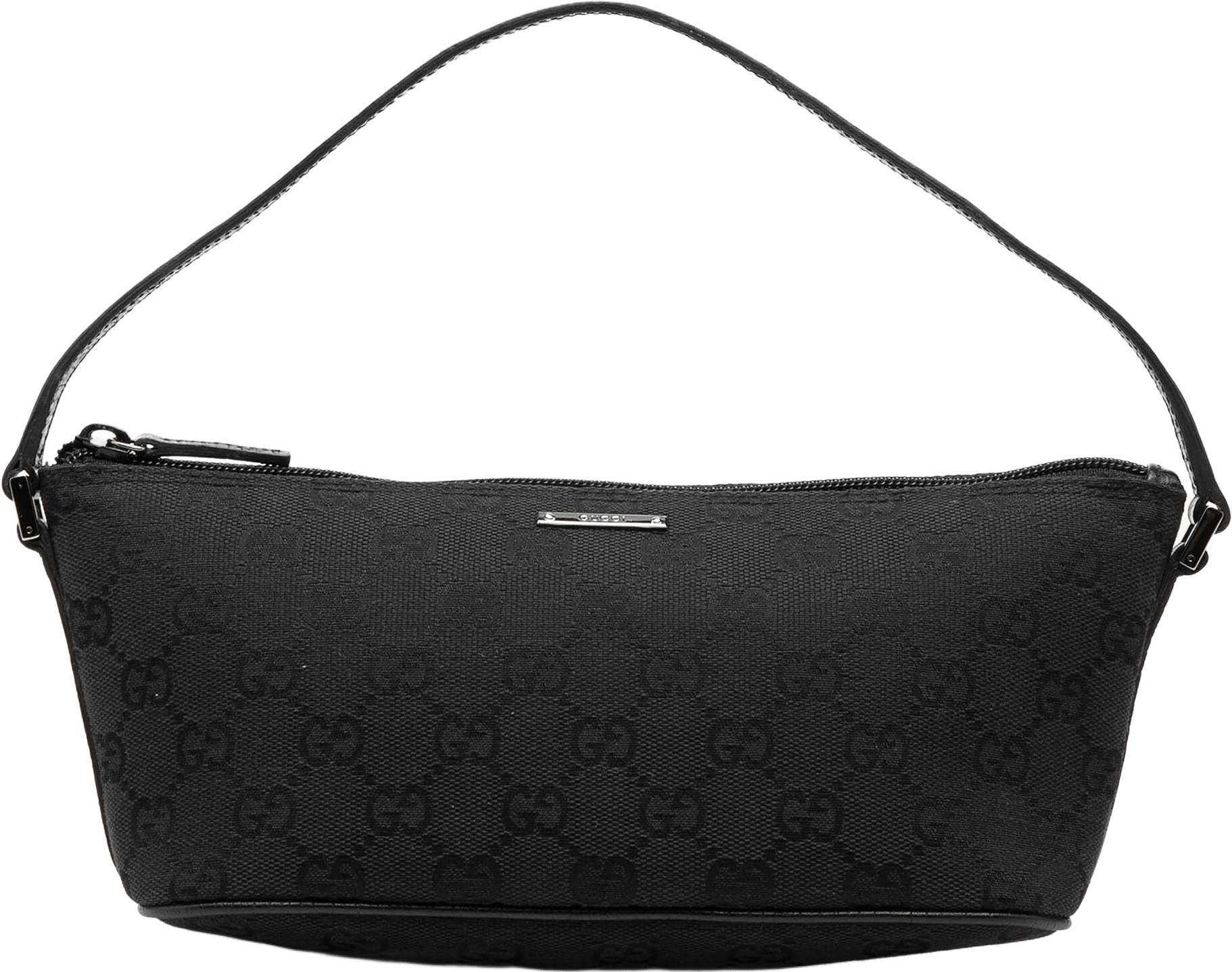 Gucci Gg Canvas Boat, från Luxclusif, i färgen black.
