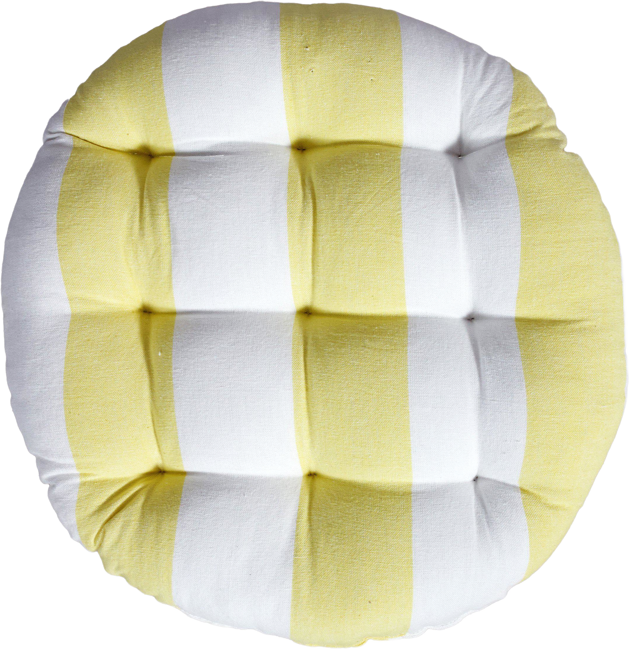 Louise Stolsdyna - Rund, från Svanefors, i färgen gul.