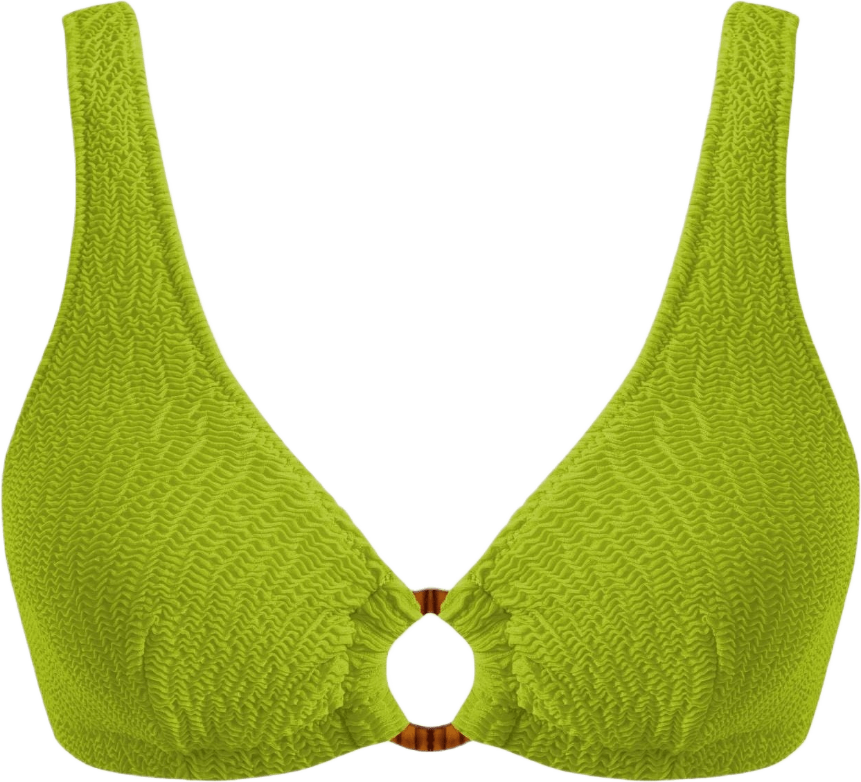 Ring Scoop Bikini Top, från Understatement, i färgen matcha.