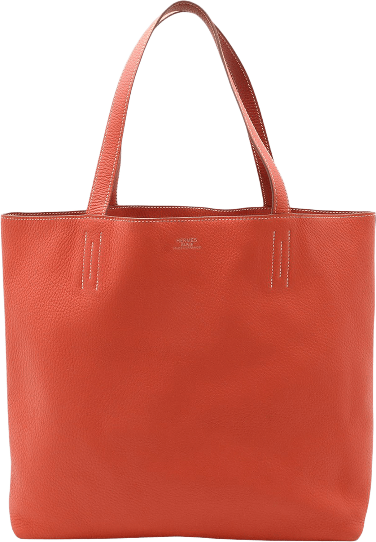 Hermès Clemence Evelyn Iii 33, från Luxclusif, i färgen orange.