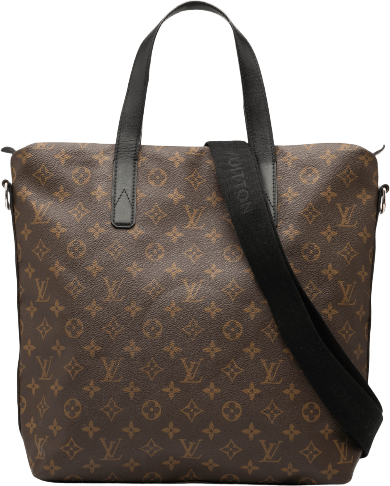 Louis Vuitton Monogram Macassar Kitan, från Luxclusif, i färgen brown.