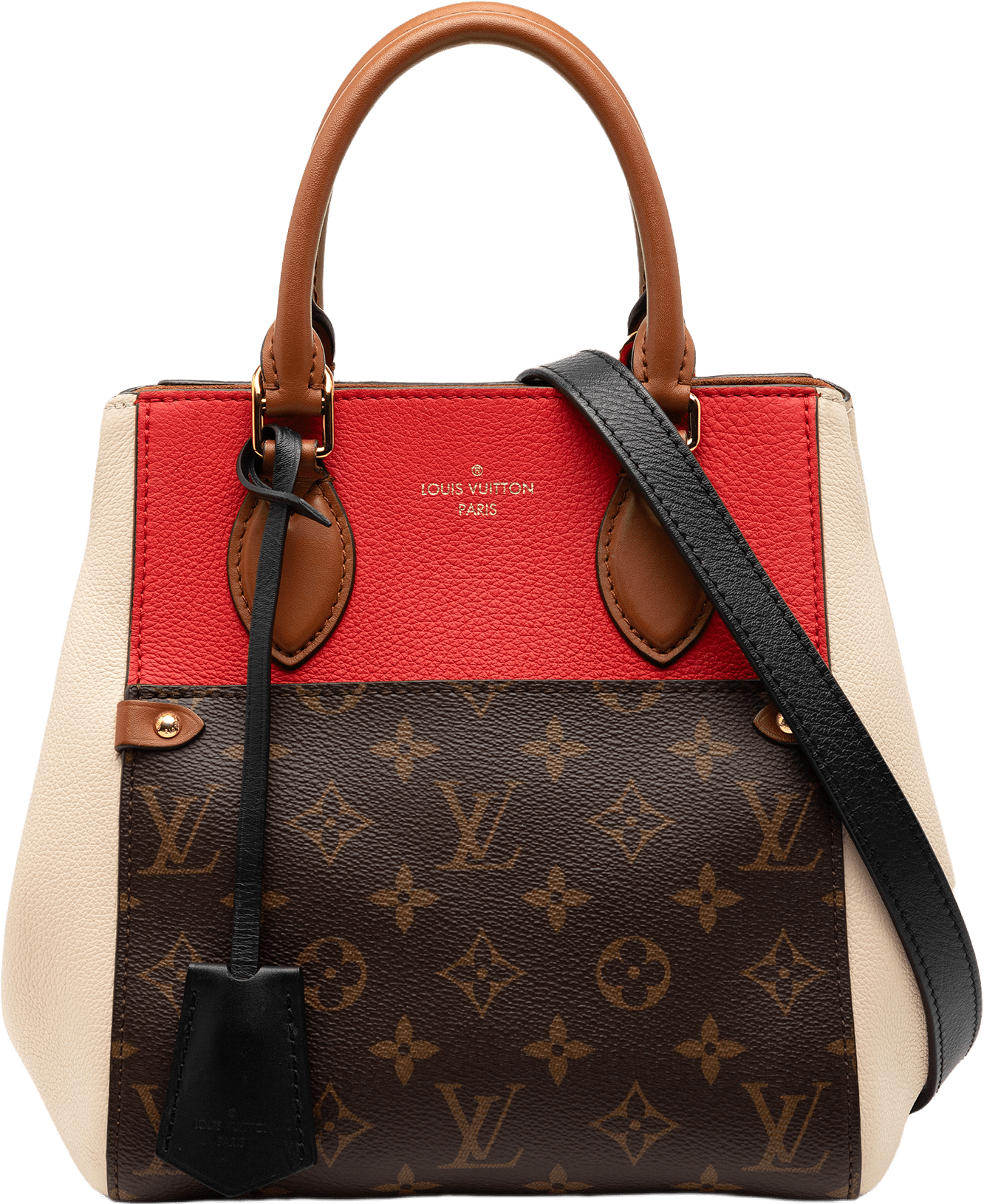 Louis Vuitton Monogram Fold Tote Pm, från Luxclusif, i färgen brown.