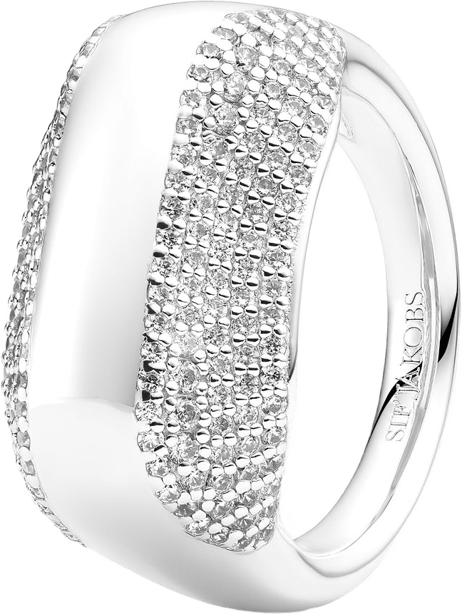 Ring Borsa, från Sif Jakobs Jewellery, i färgen silver.