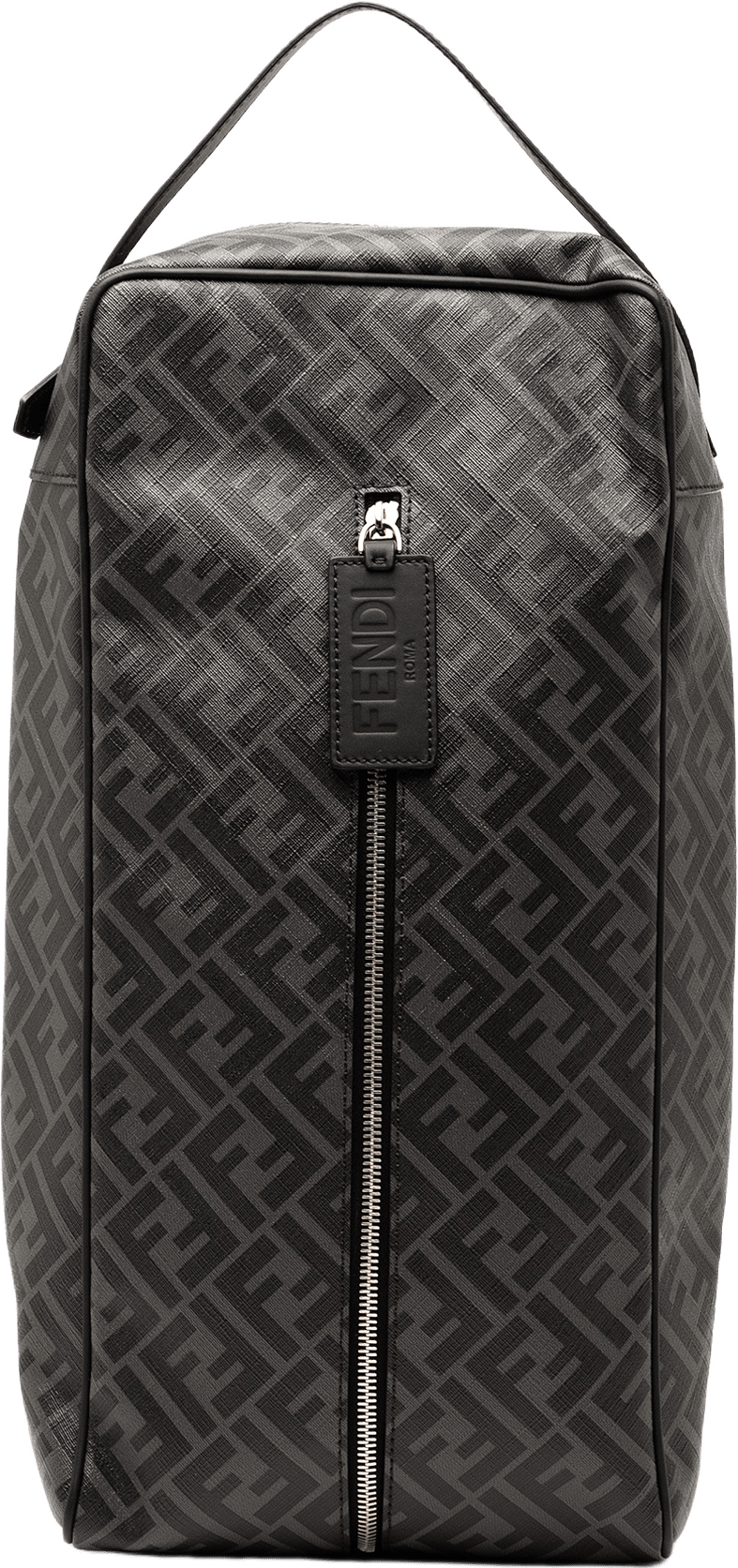 Fendi Zucca Coated Canvas Shoe Case, från Luxclusif, i färgen gray.