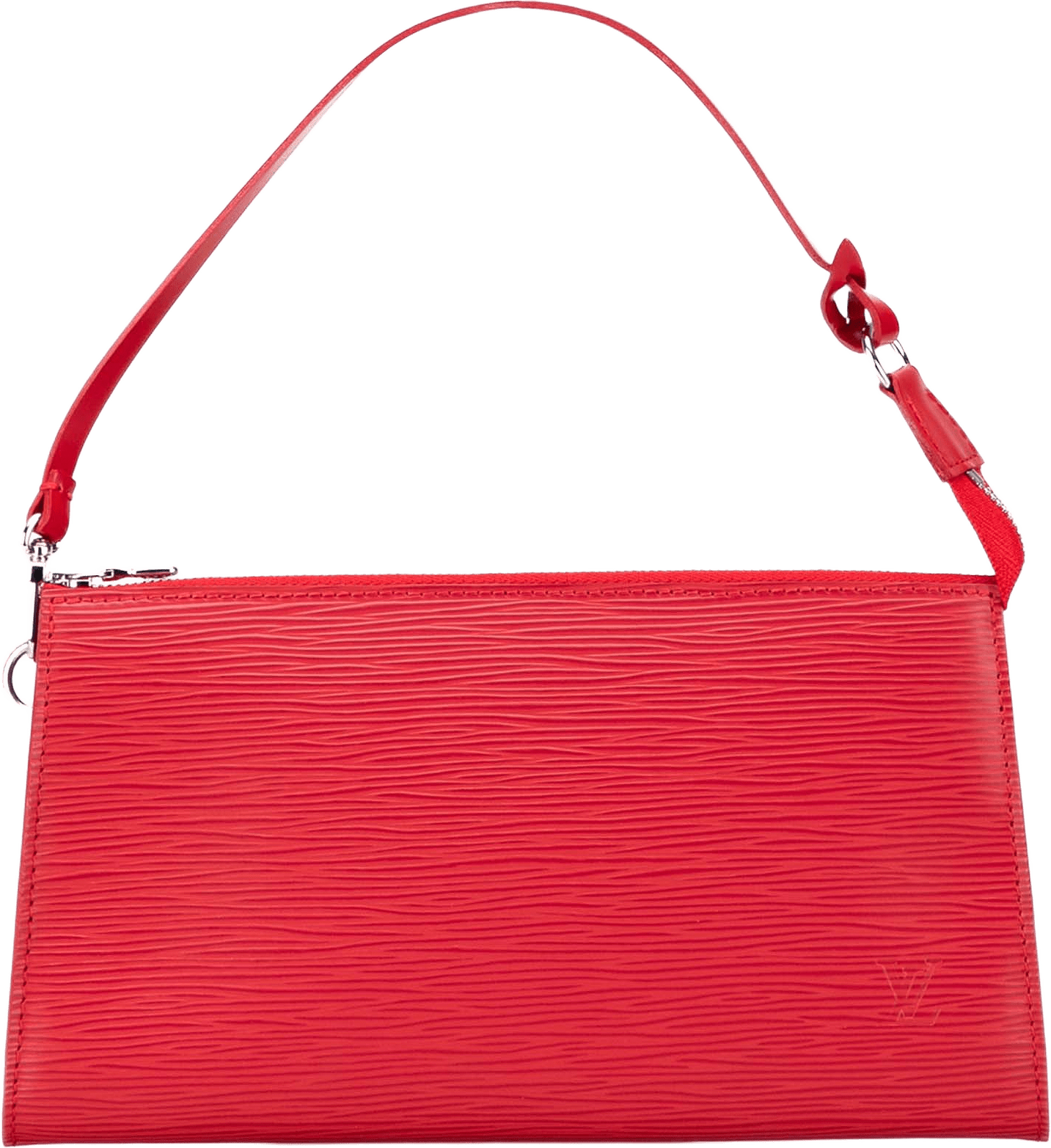 Louis Vuitton Epi Pochette Accessoires, från Luxclusif, i färgen red.