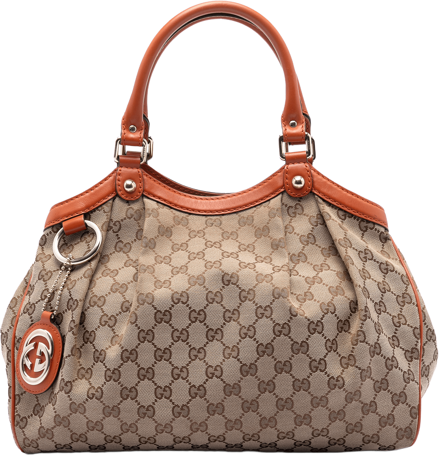 Gucci Medium Gg Canvas Sukey Tote, från Luxclusif, i färgen beige.