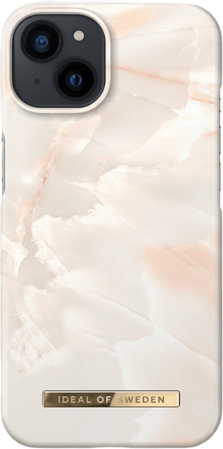 Printed Case Iphone - Rose Pearl Marble