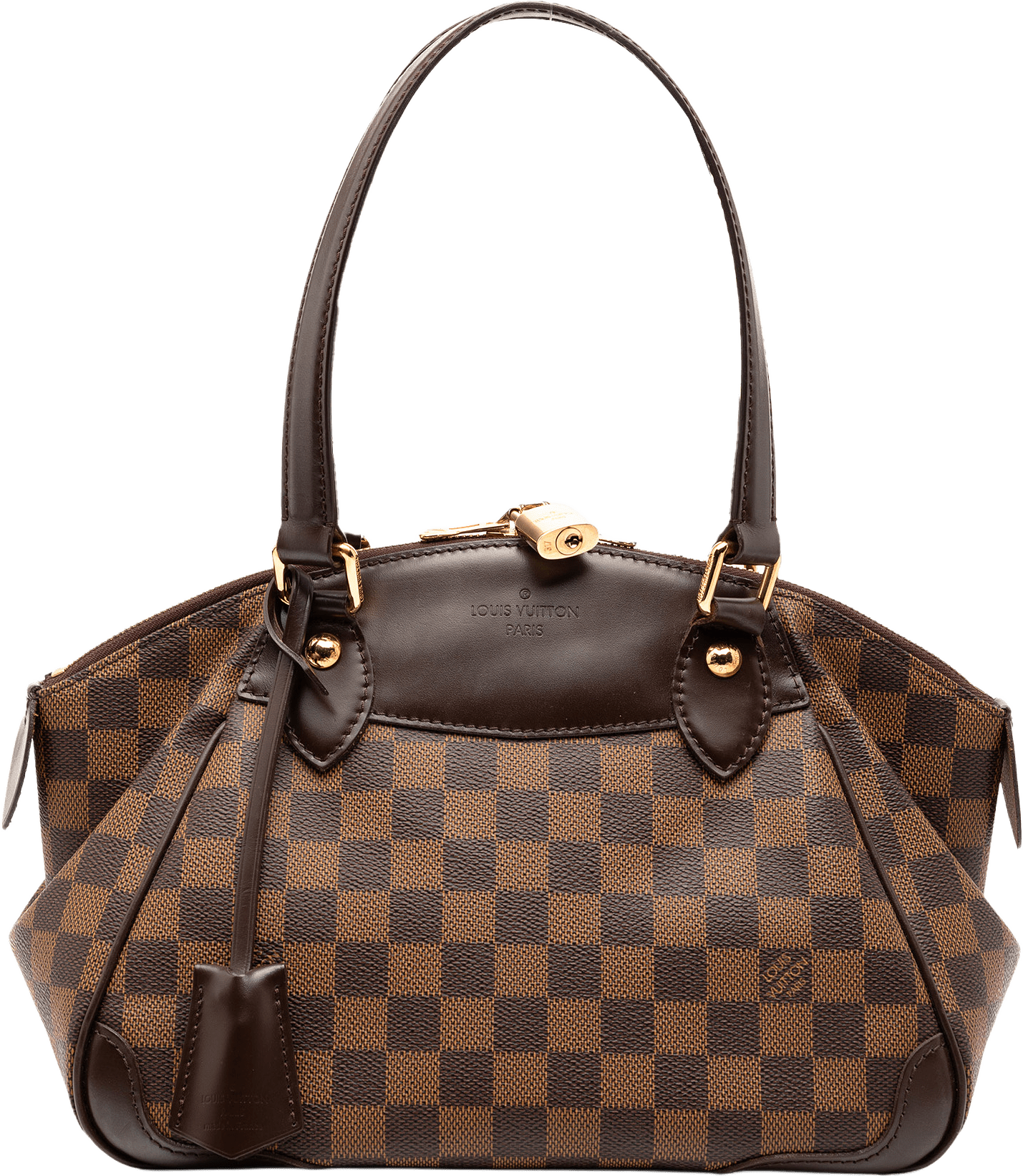 Louis Vuitton Damier Ebene Verona Pm, från Luxclusif, i färgen brown.