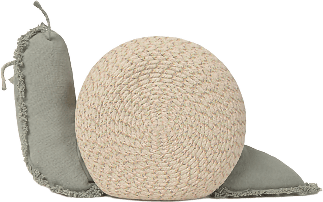 Korgsnigel, från LORENA CANALS, i färgen ljusgrön, honung, grå, vintage nude.