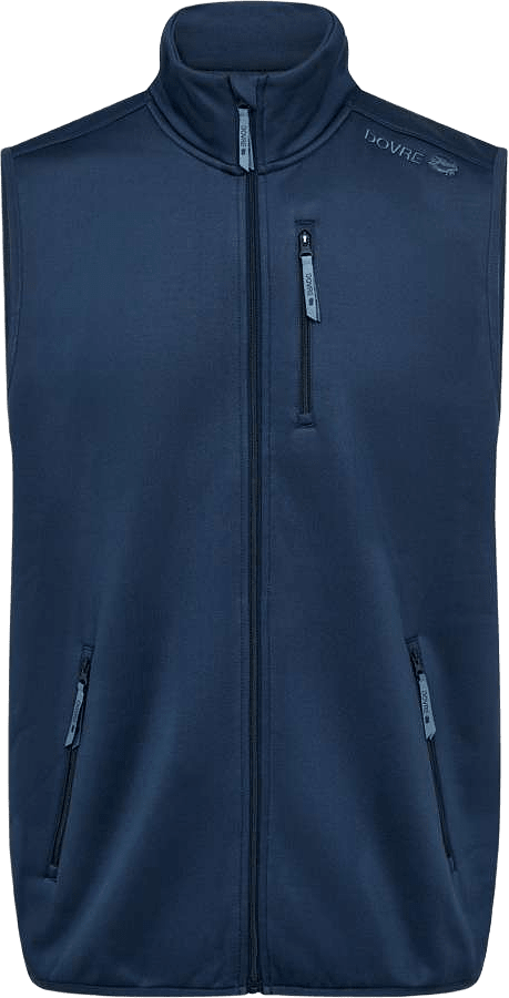 Fleeceväst | Polyester | Svart, från Dovre, i färgen blue.