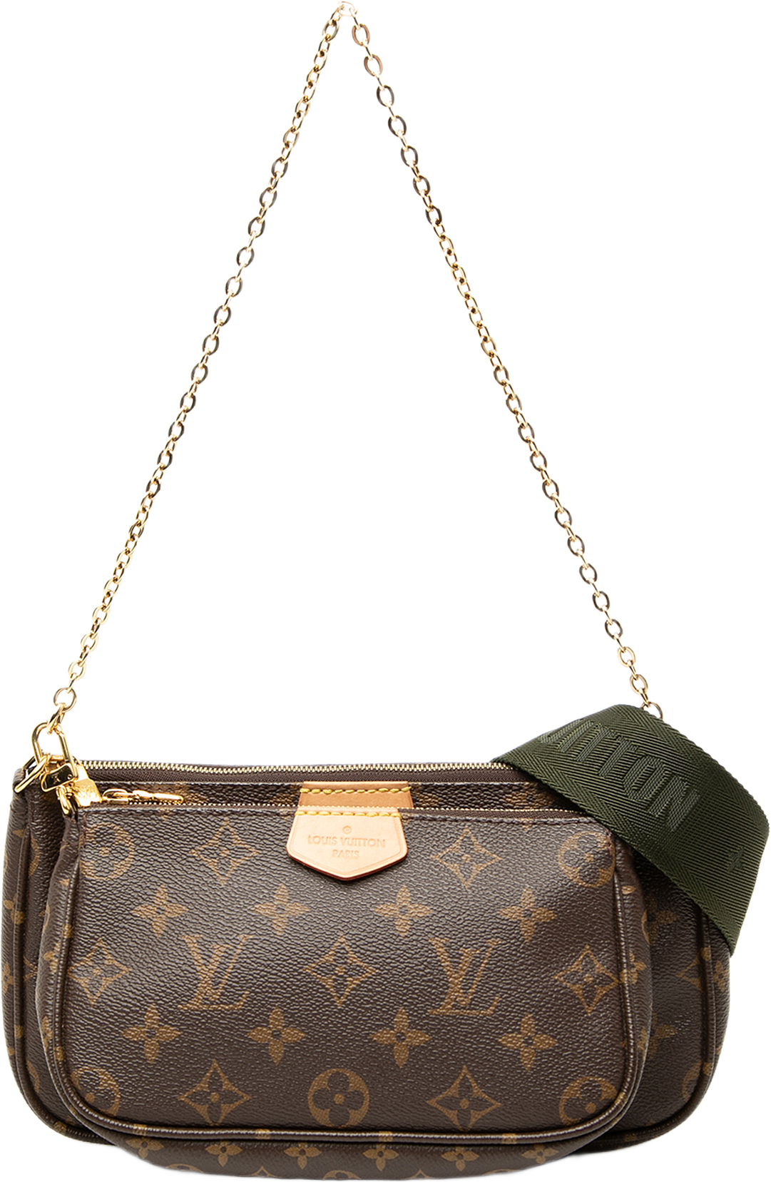 Louis Vuitton Monogram Multi Pochette Accessoires, från Luxclusif, i färgen brown.