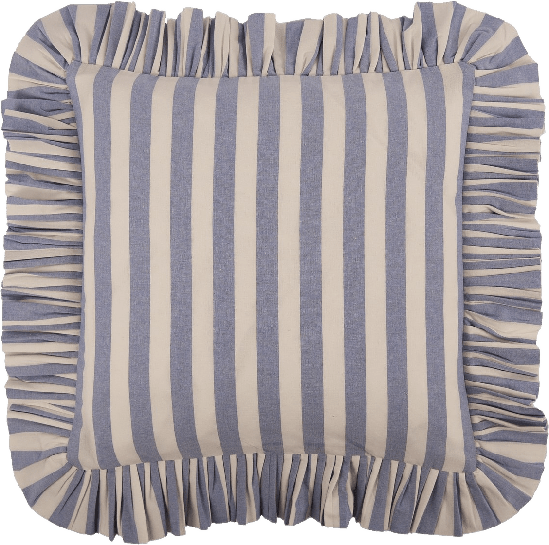 Breton Kuddfodral - 40x40 Cm, från Pick A Poppy, i färgen blue.