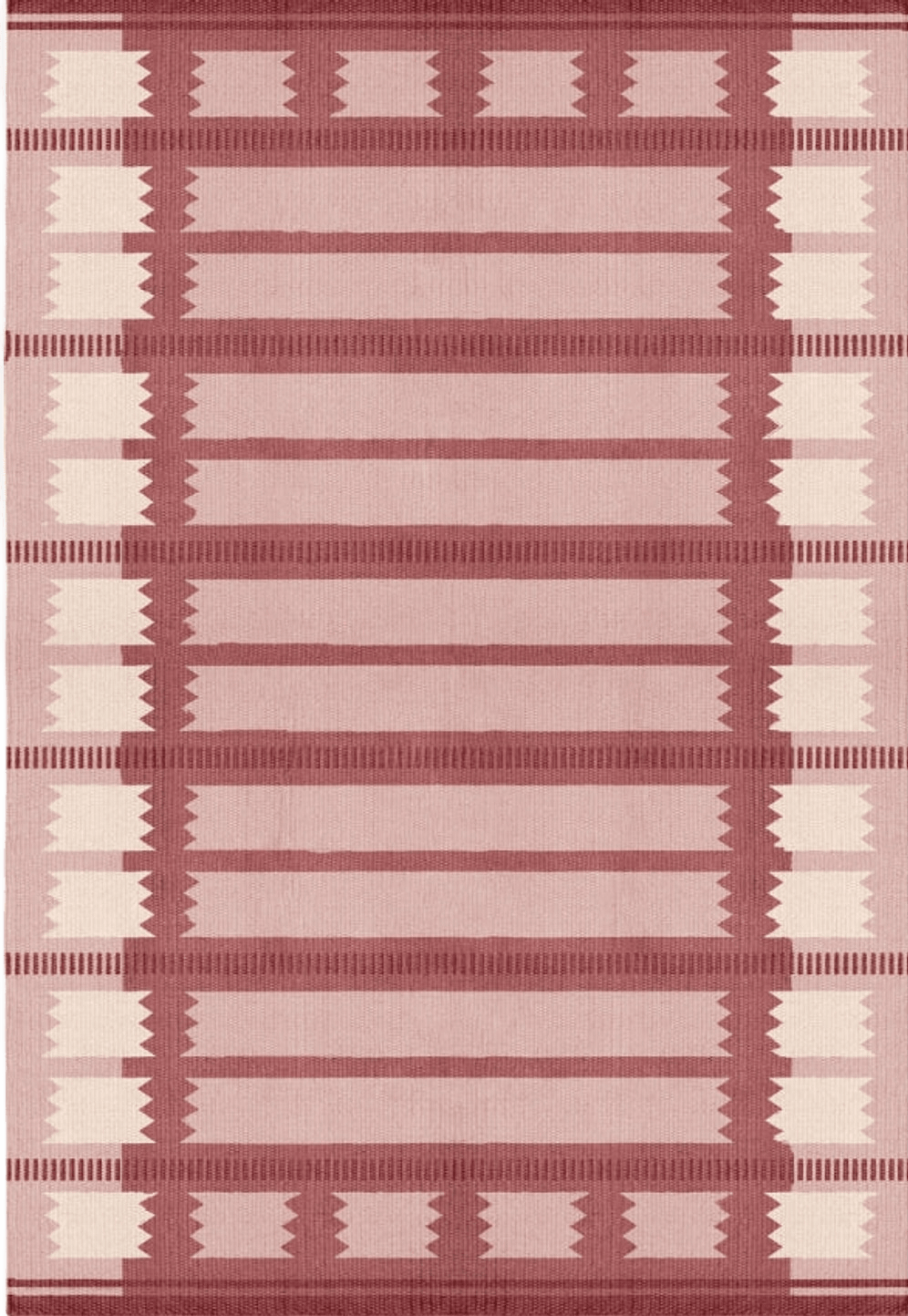 Röllakan Ullmatta 280x270 cm, från Layered, i färgen röd.