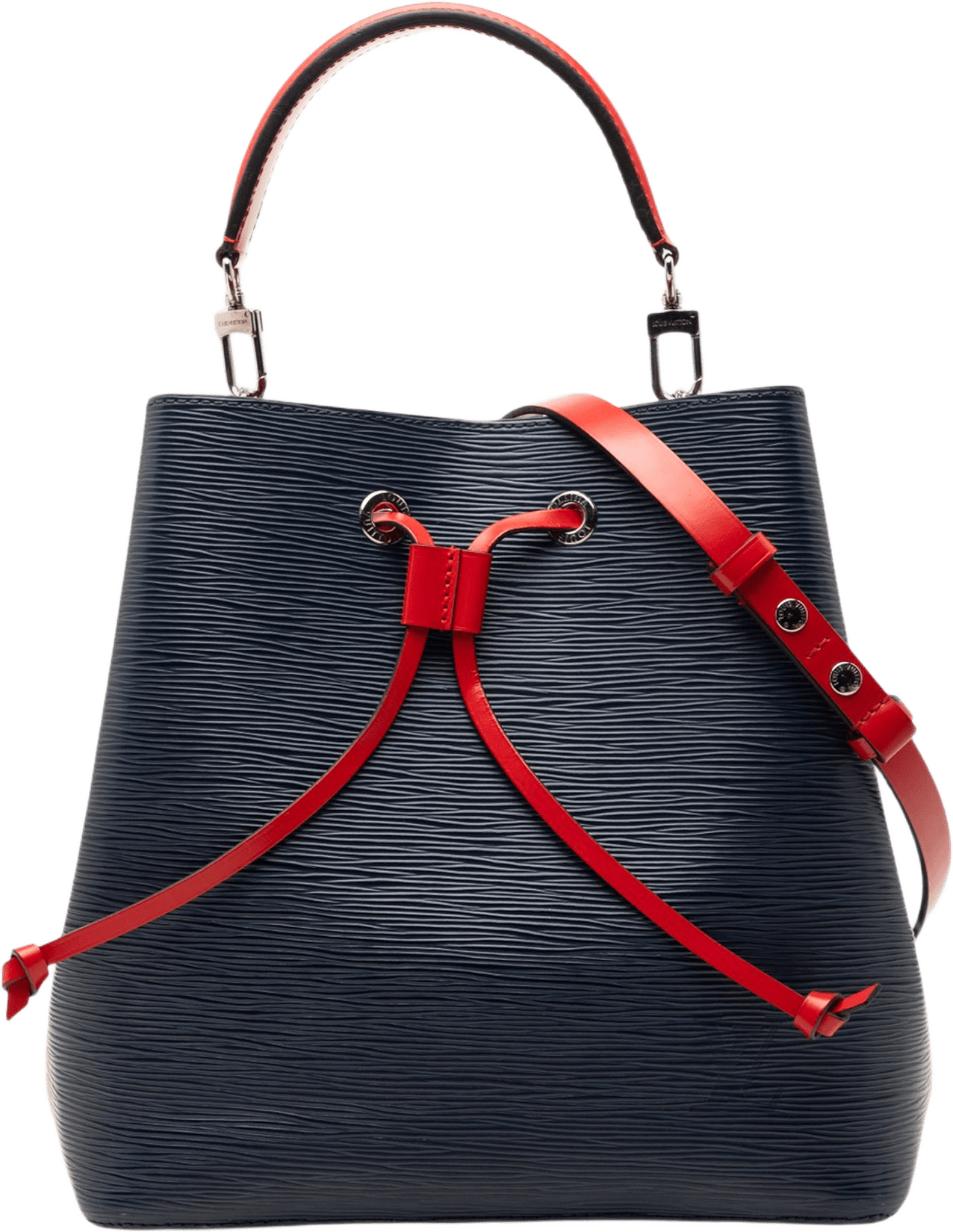 Louis Vuitton Epi Neonoe Mm, från Luxclusif, i färgen navy.