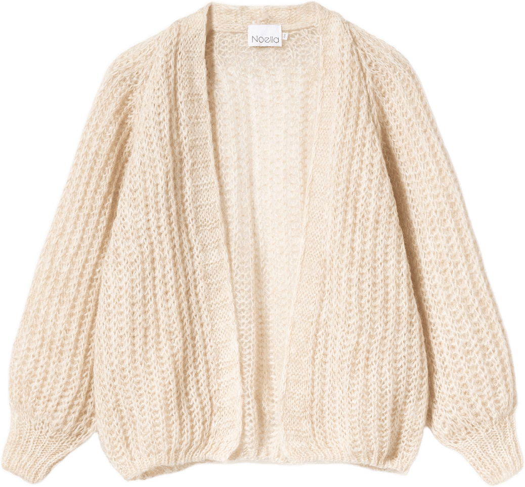 Joseph Knit Cardigan - Beige, från Noella, i färgen beige.