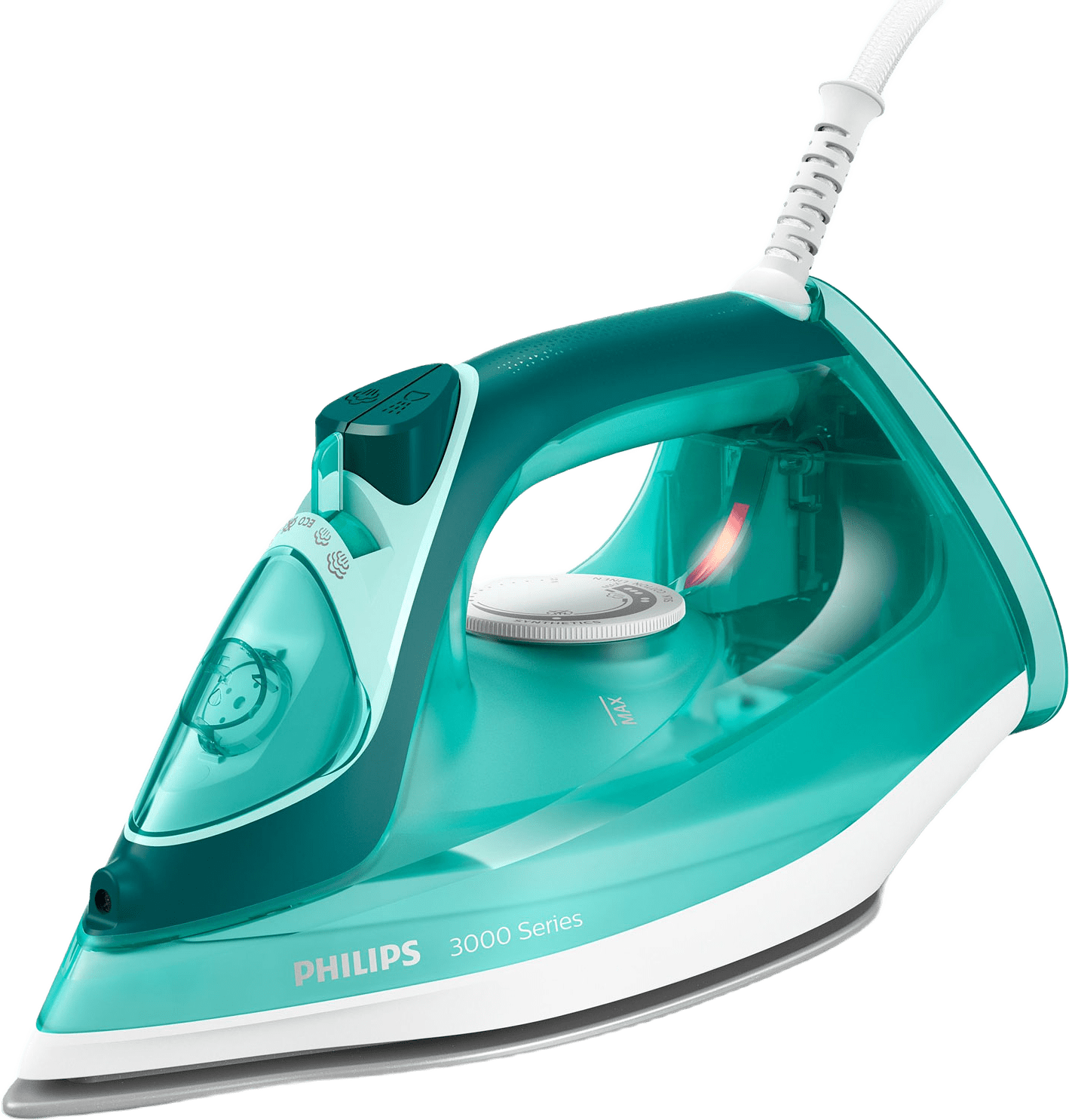 Ångstrykjärn Dst3030/70 2400watt Keramisk, från Philips, i färgen grön.