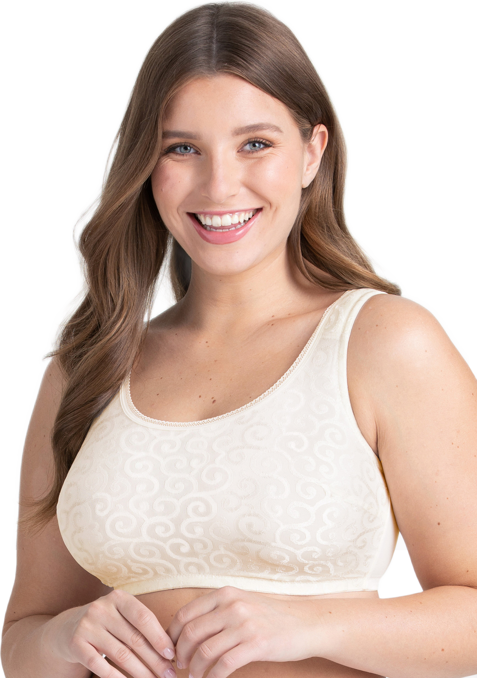 Curly Relax Tanktop Bh Utan Bygel