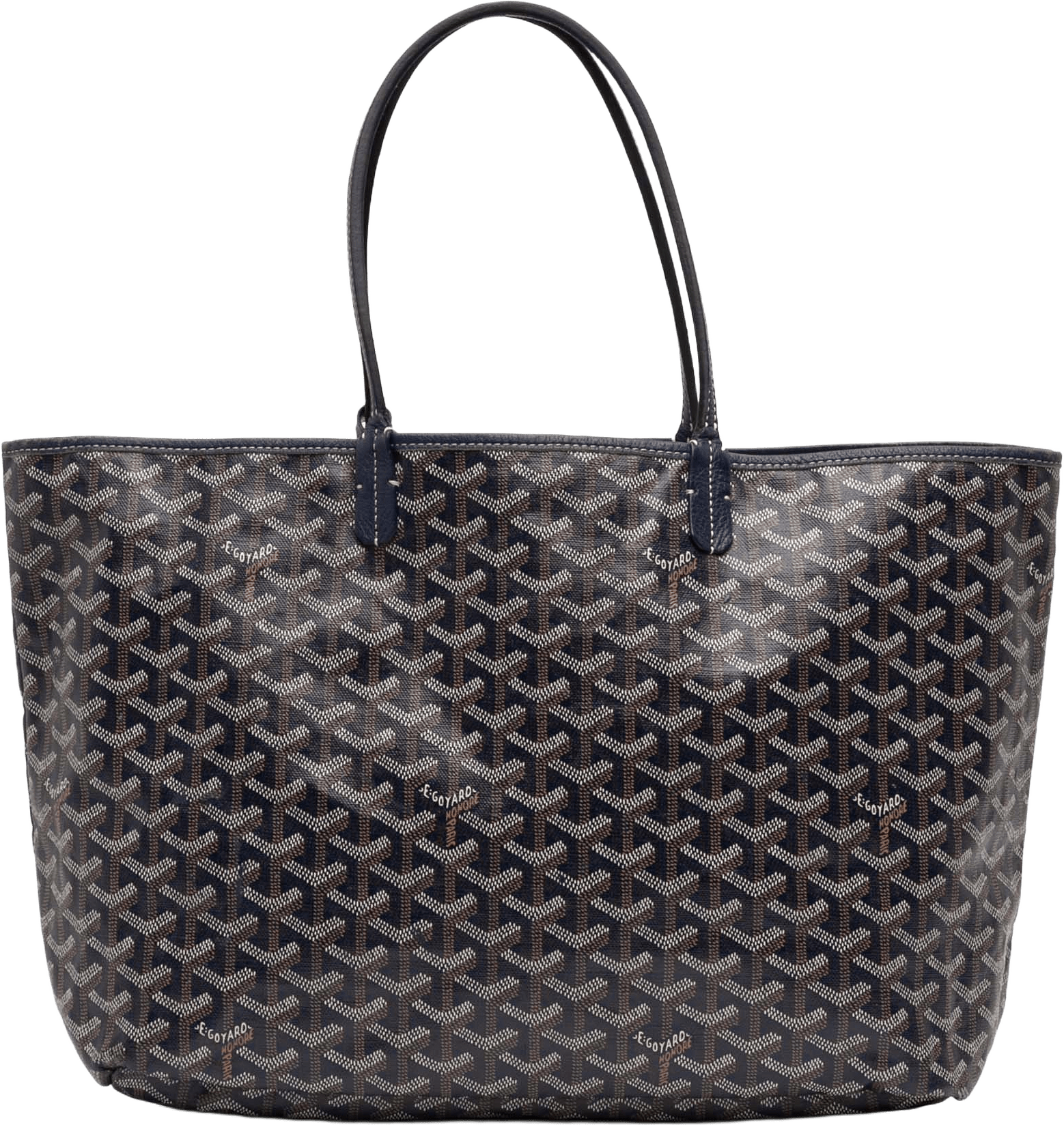 Goyard Goyardine Saint Louis Pm, från Luxclusif, i färgen dark blue.