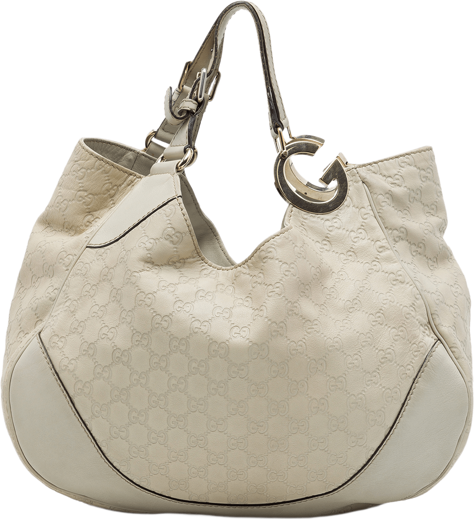 Gucci Guccissima Charlotte Tote, från Luxclusif, i färgen brun.