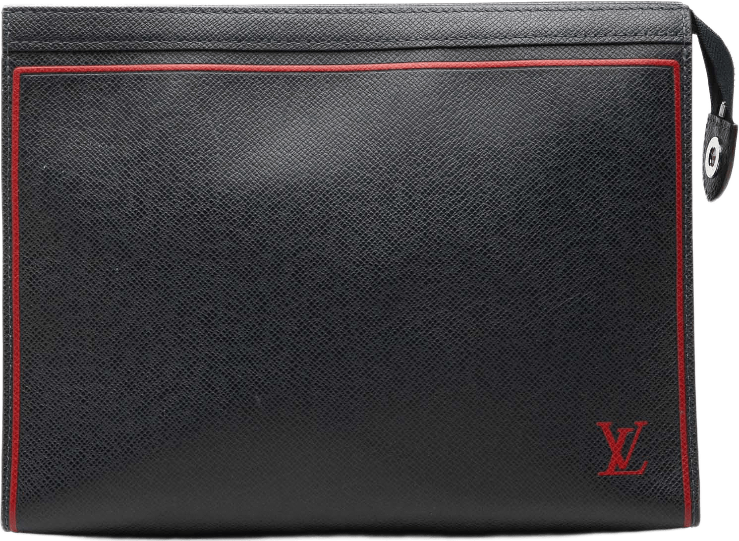 Louis Vuitton Taiga Pochette Voyage Mm, från Luxclusif, i färgen blå.