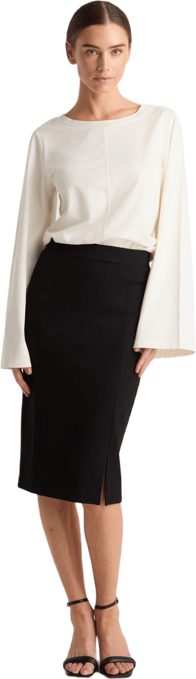 Leman Skirt - Black, från Residus, i färgen black.