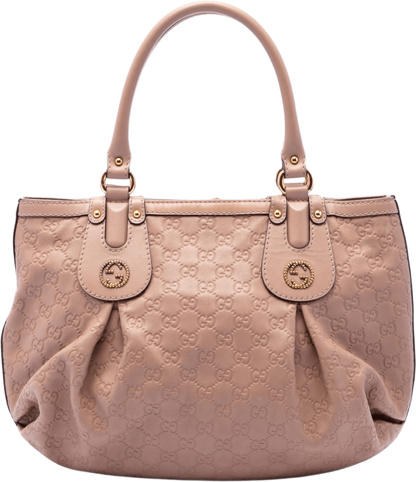 Gucci Guccissima Scarlett Tote, från Luxclusif, i färgen brun.