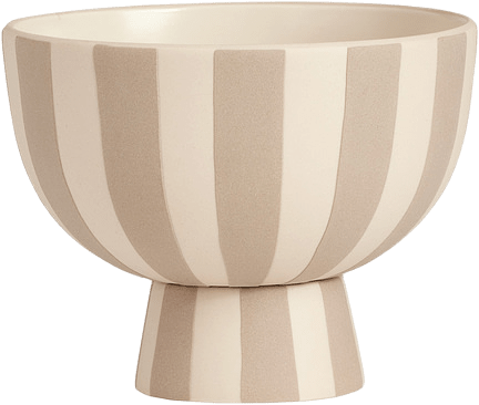 Toppu Mini Bowl, från OYOY Living, i färgen clay.