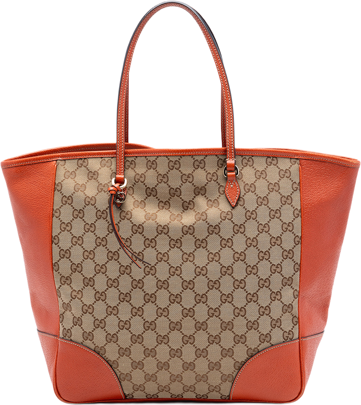 Gucci Gg Canvas Bree Tote, från Luxclusif, i färgen orange.