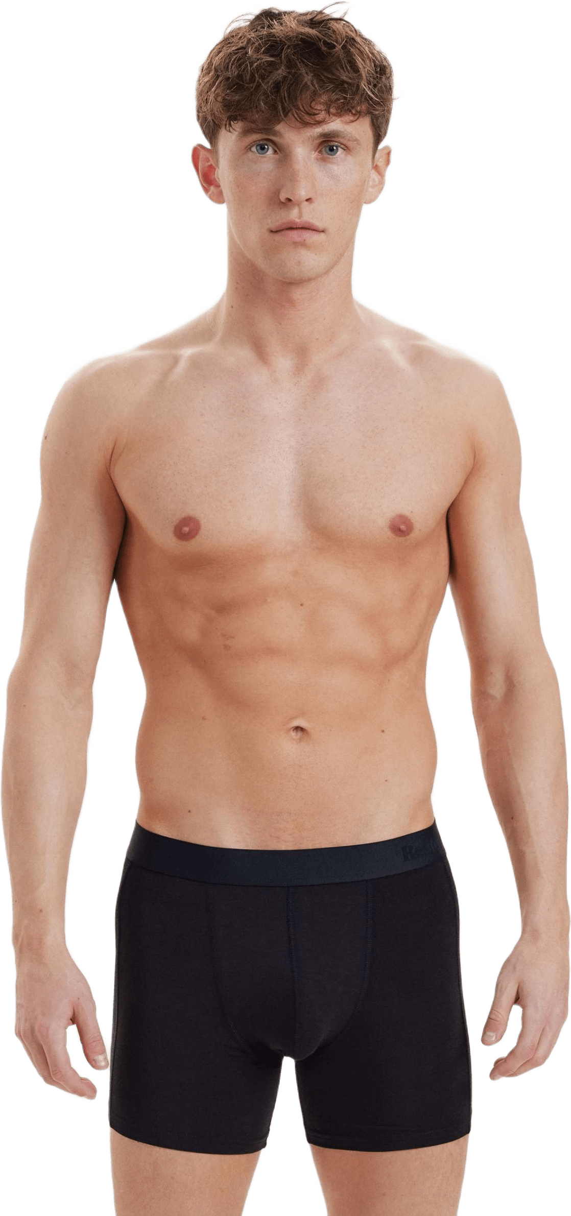 Bambu, Boxers (extra Längd), 3-pack, Svart, från Resteröds, i färgen black.