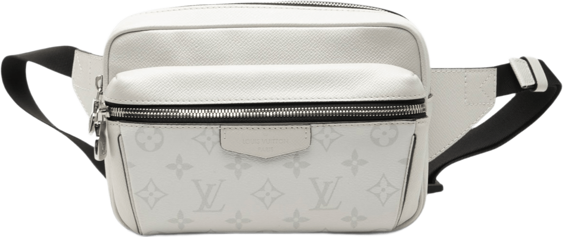 Louis Vuitton Monogram Taigarama Outdoor Bumbag, från Luxclusif, i färgen vit.