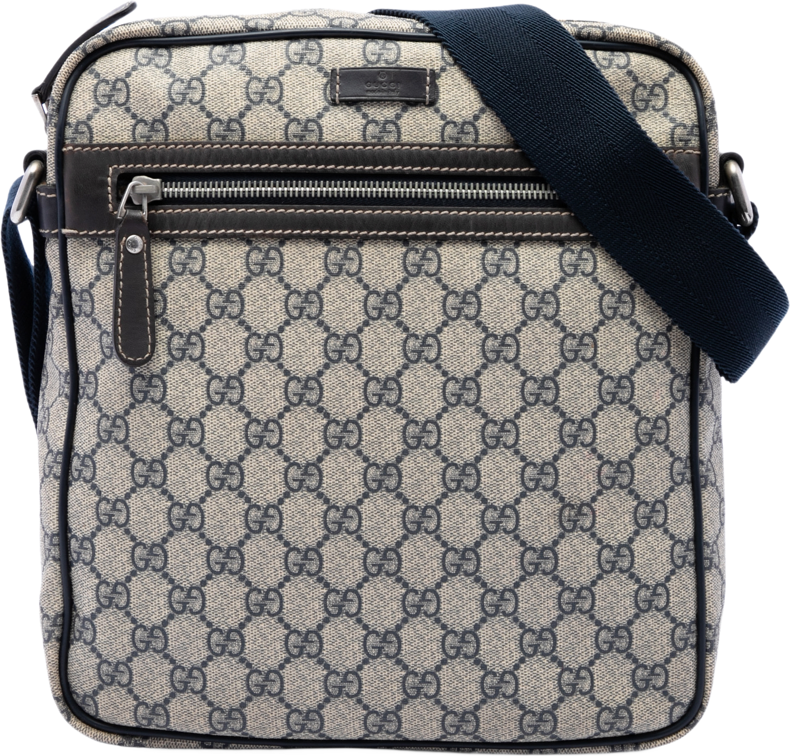 Gucci Gg Supreme Crossbody, från Luxclusif, i färgen beige.