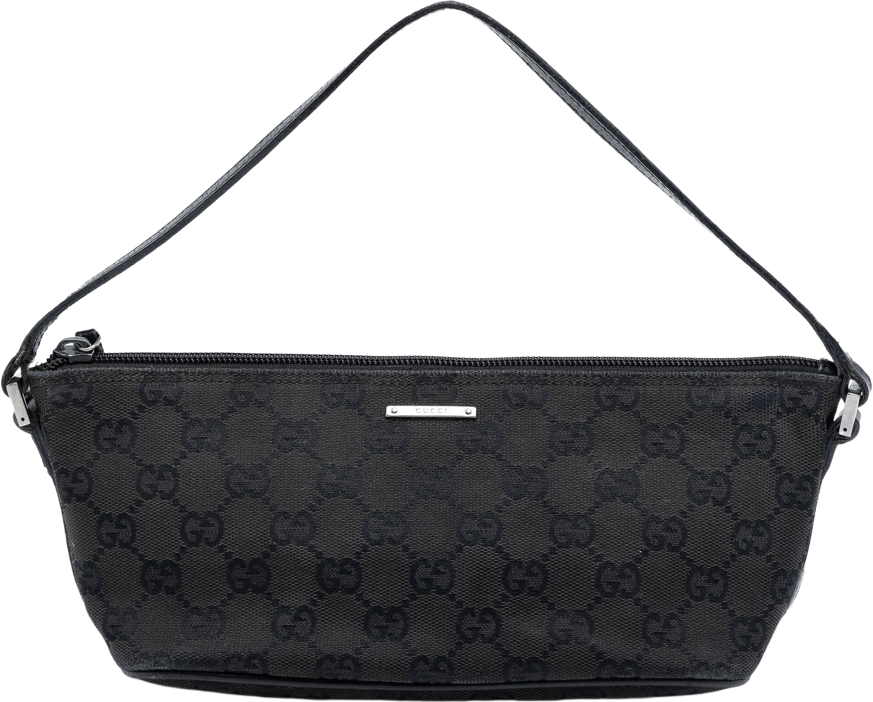 Gucci Gg Canvas Boat, från Luxclusif, i färgen black.
