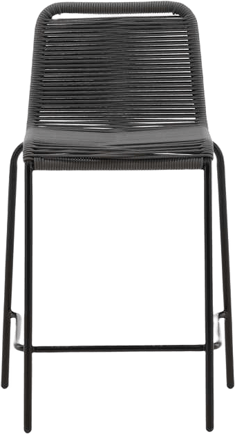 Lindos Barstol 2-pack, från Venture Home, i färgen dark grey.