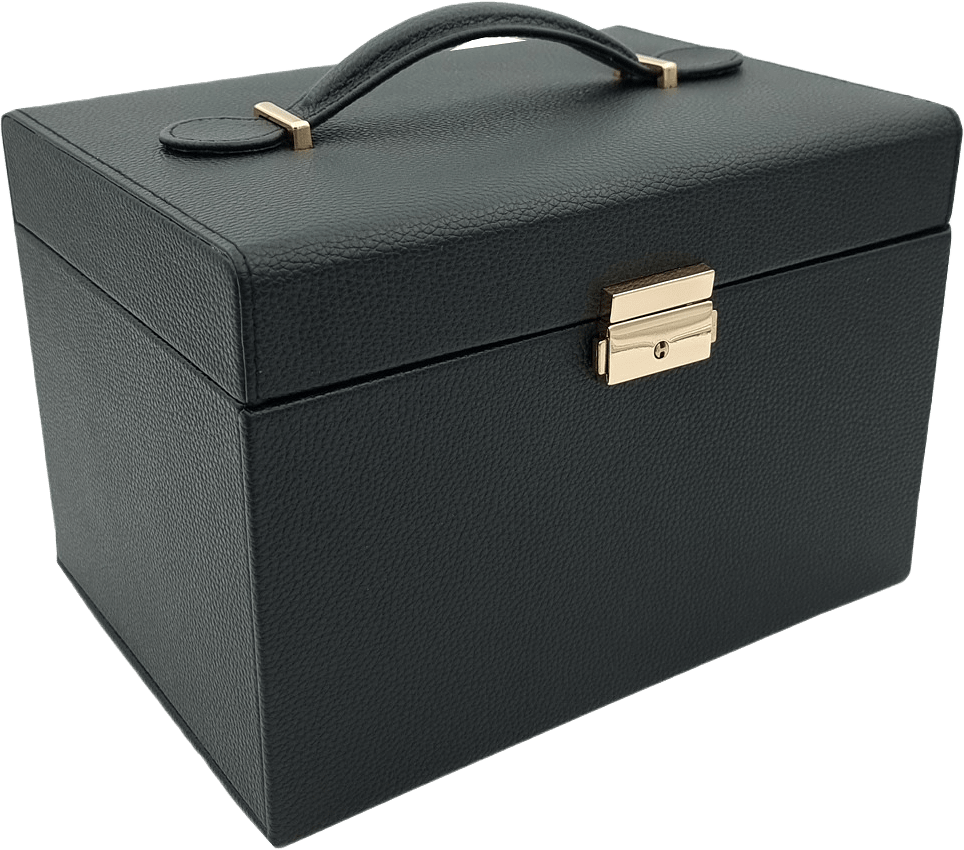 Lyxigt Smyckeskrin Med Bra Förvaring, från Complement, i färgen black.