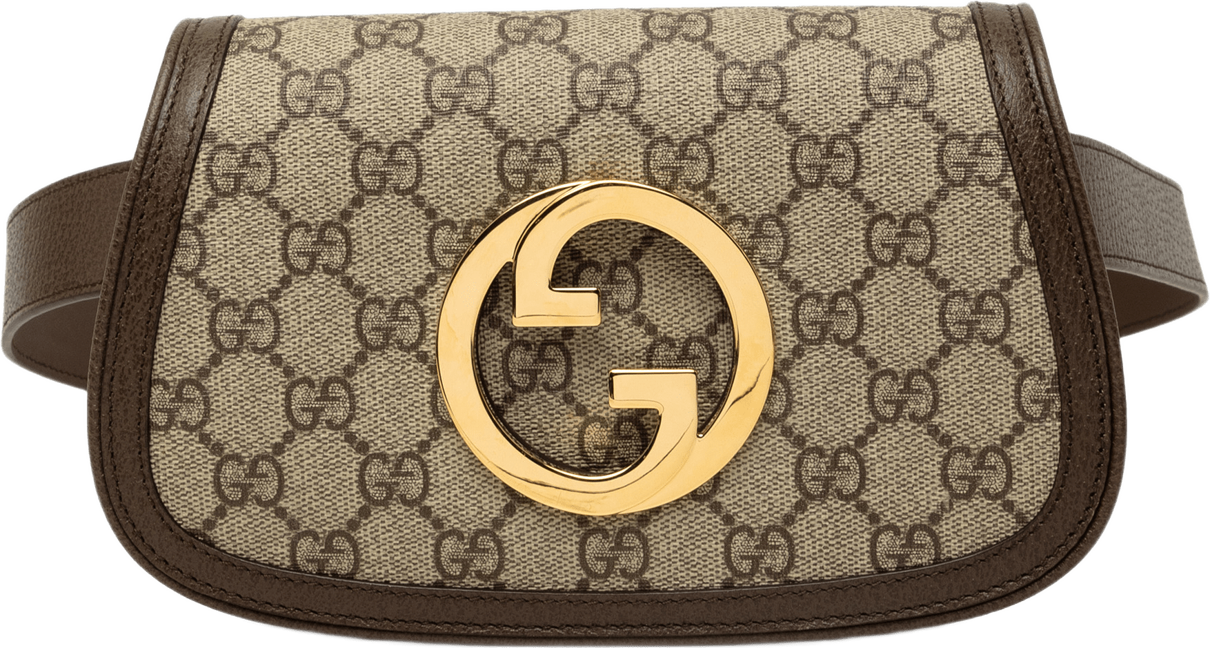 Gucci Gg Supreme Blondie Belt Bag, från Luxclusif, i färgen beige.