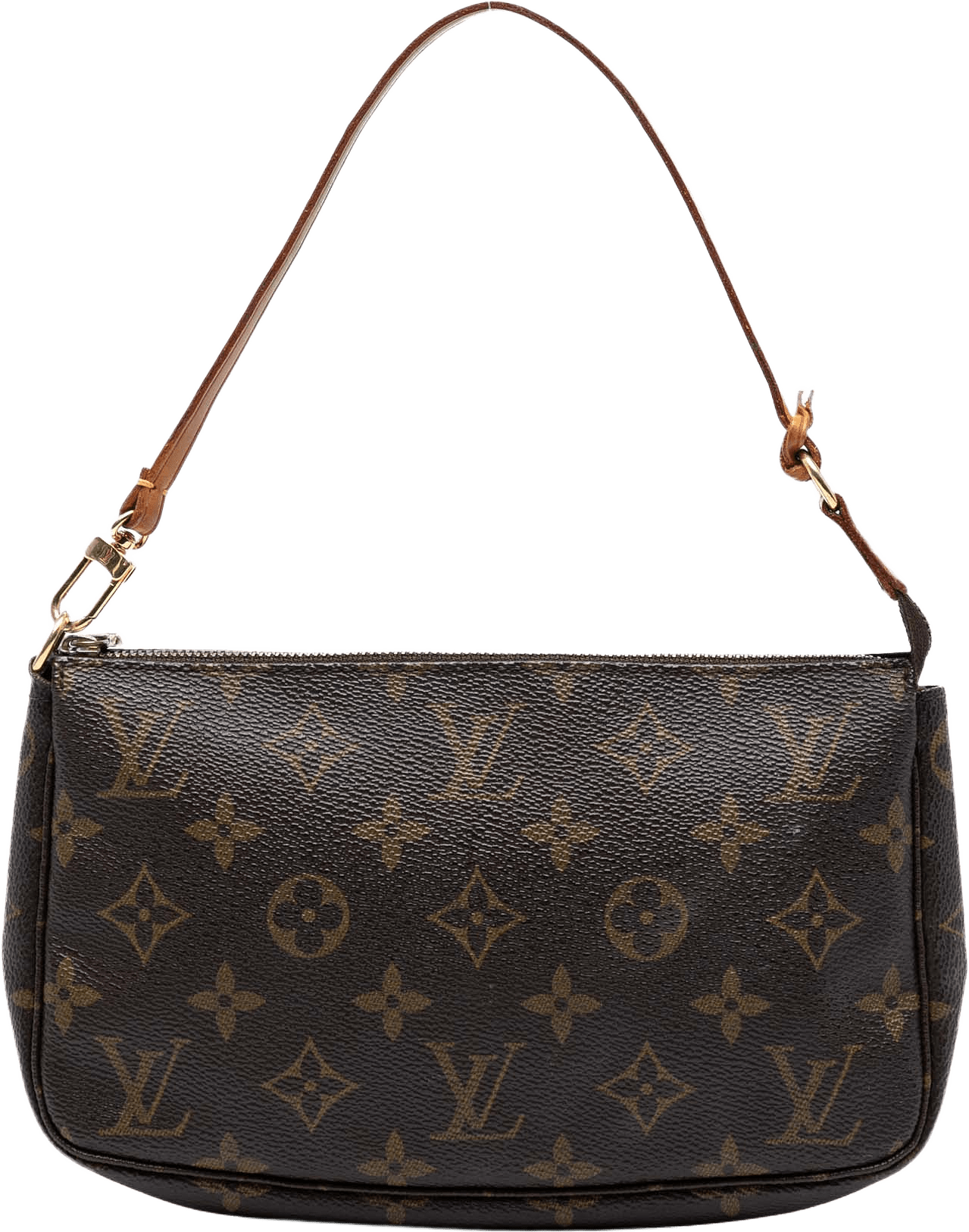 Louis Vuitton Monogram Pochette Accessoires, från Luxclusif, i färgen brown.