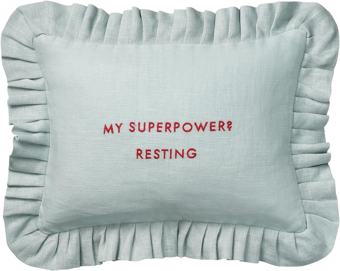 Quote Kuddfodral - 30x40 Cm, från Pick A Poppy, i färgen teal.