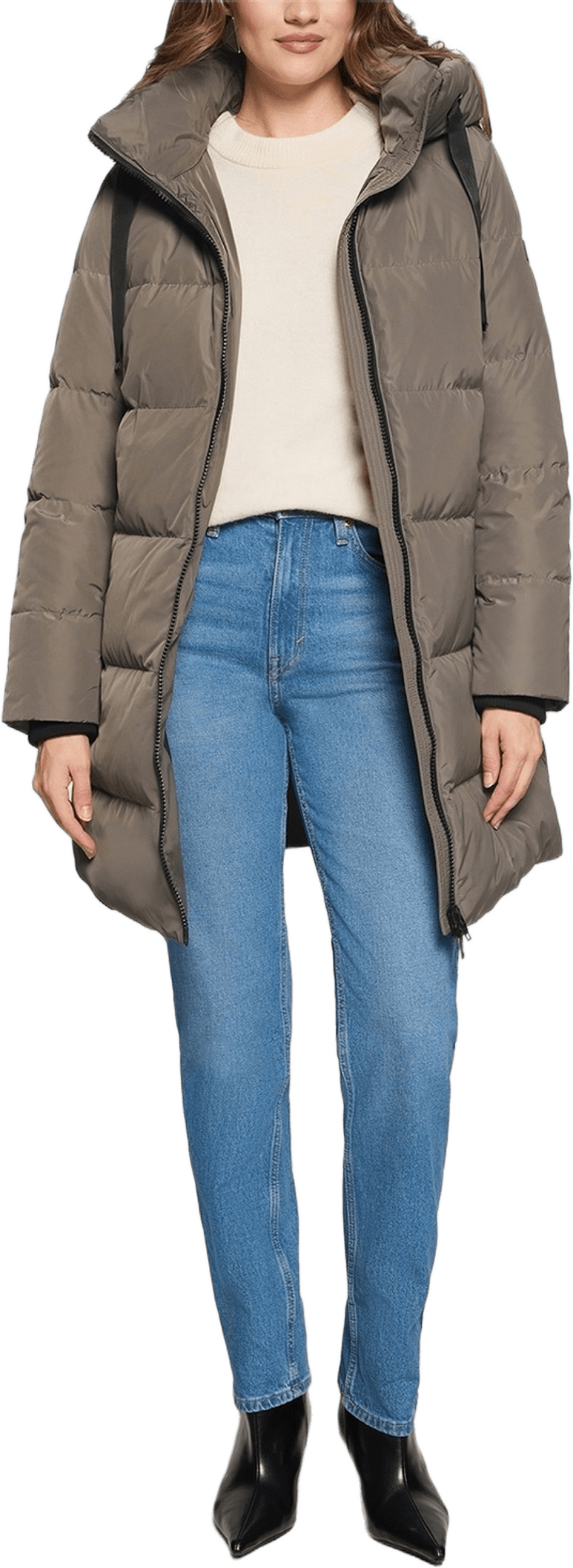 Samantha Jacket, från ROCKANDBLUE, i färgen mole brown.