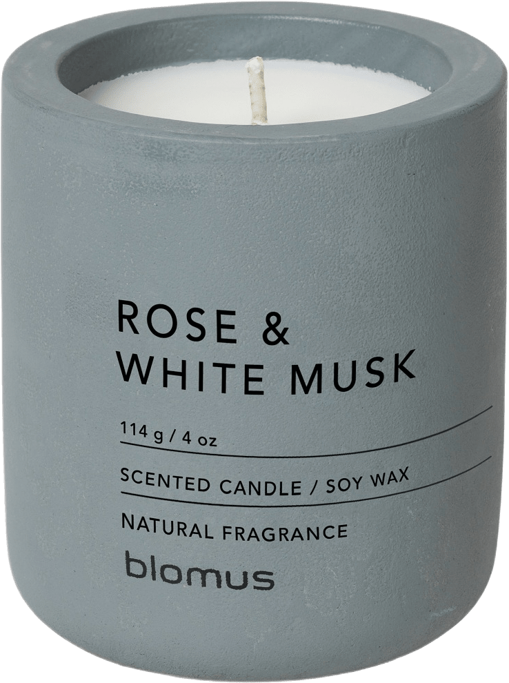 FRAGA Doftljus, Rose & White Musk, från Blomus, i färgen rose.