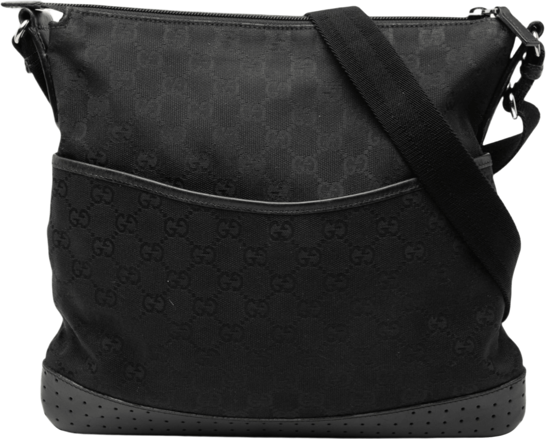 Gucci Gg Canvas Crossbody, från Luxclusif, i färgen black.