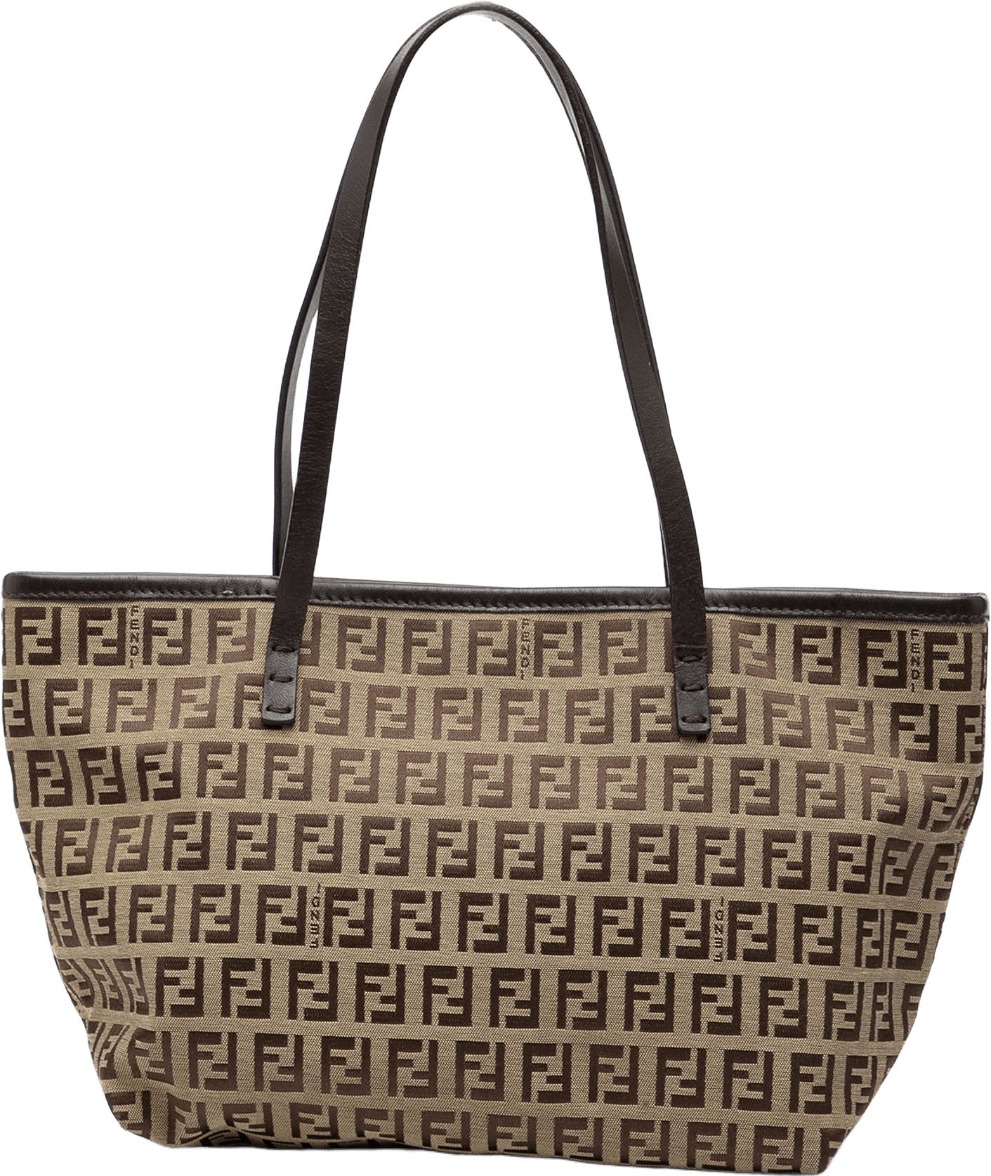 Fendi Zucchino Canvas Tote, från Luxclusif, i färgen beige.