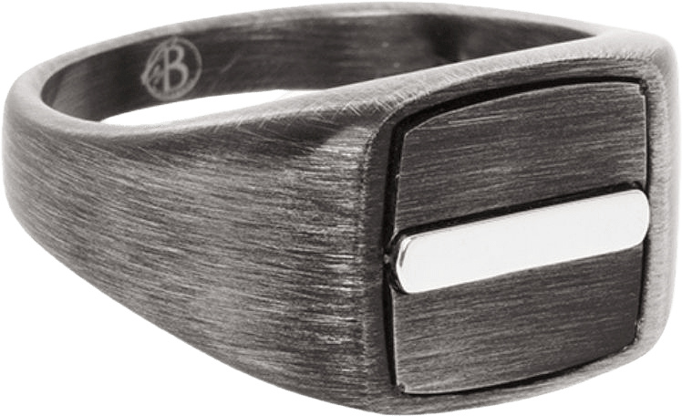 Clayton Ring Steel, från by BILLGREN, i färgen svart.