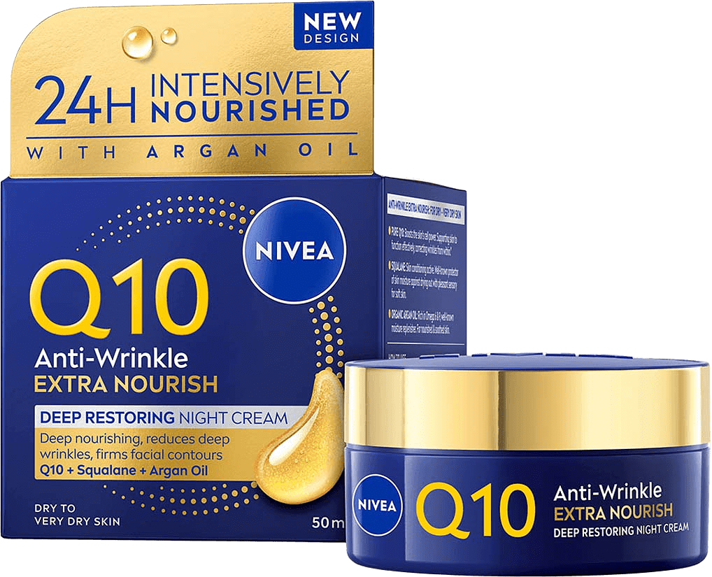Nattkräm Q10 Extra Nourish Night Cream NIVEA, från NIVEA.