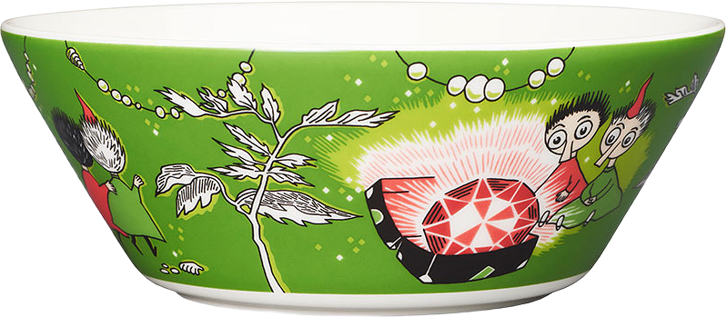 Muminskål, Ø 15 cm, från Arabia, i färgen Tofslan O Vifslan.